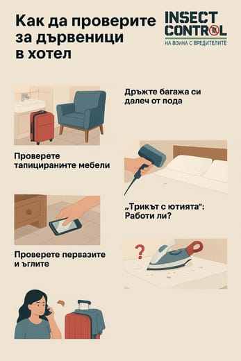 как да проверите стая за дървненици